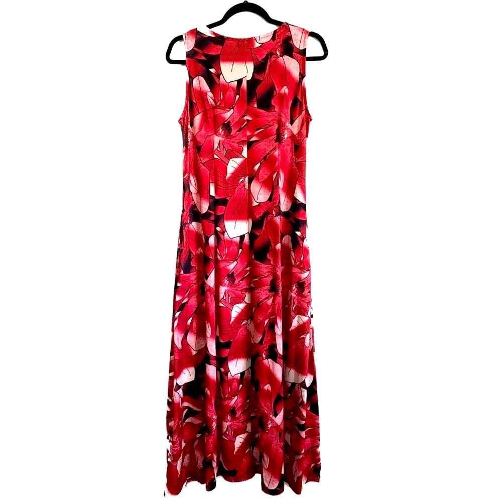 R&B Collection Floral Print Sleeveless Maxi Dress - Picture 2 of 5